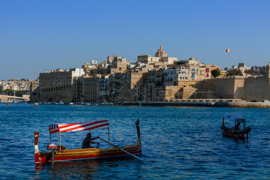 欧洲马耳他海边城市图片素材免费下载