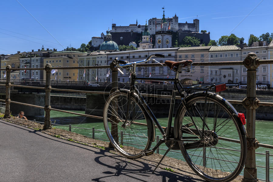 奥地利萨尔斯堡城市风光图片素材免费下载