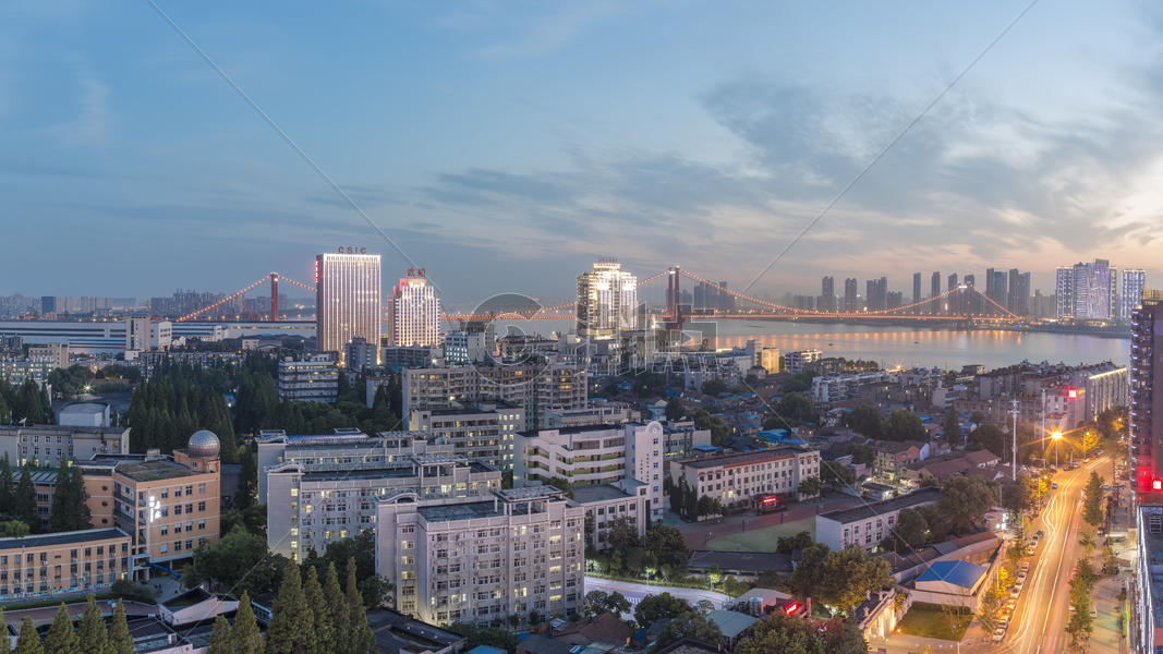 武汉城市建筑风光图片素材免费下载