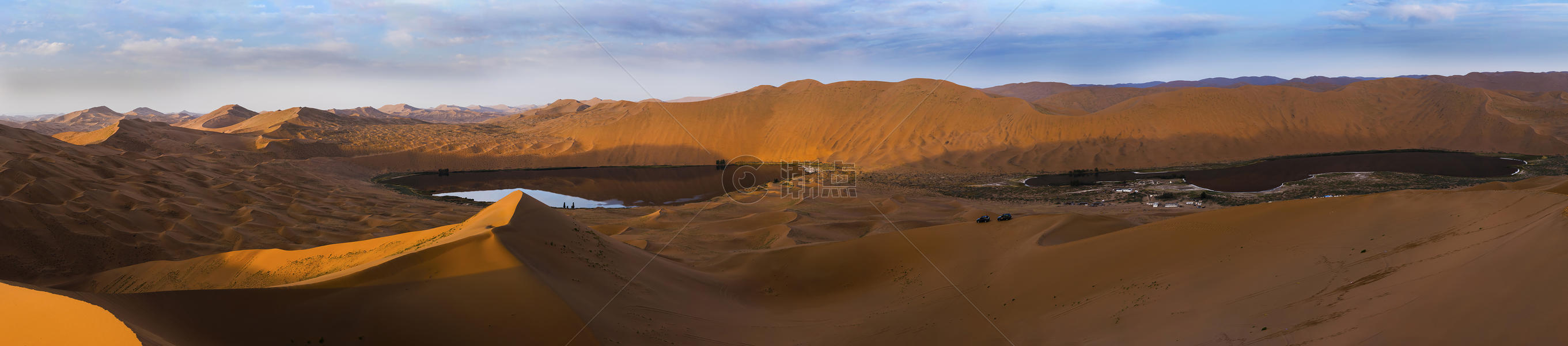 巴丹吉林沙漠全景图片素材免费下载