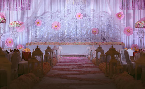 唯美婚礼现场场景图图片素材免费下载