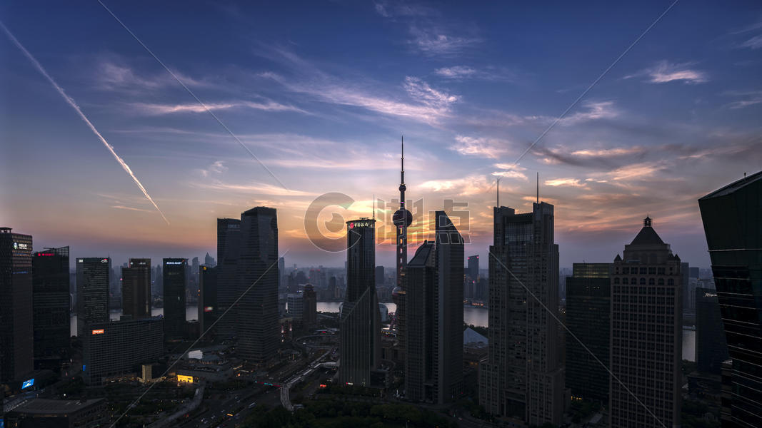 上海陆家嘴城市建筑风光图片素材免费下载