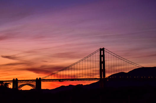 旧金山金门大桥图片素材免费下载