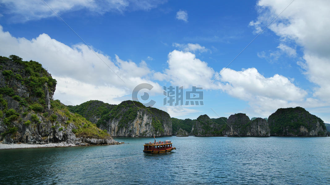 越南下龙湾世界自然遗产风景名胜图片素材免费下载