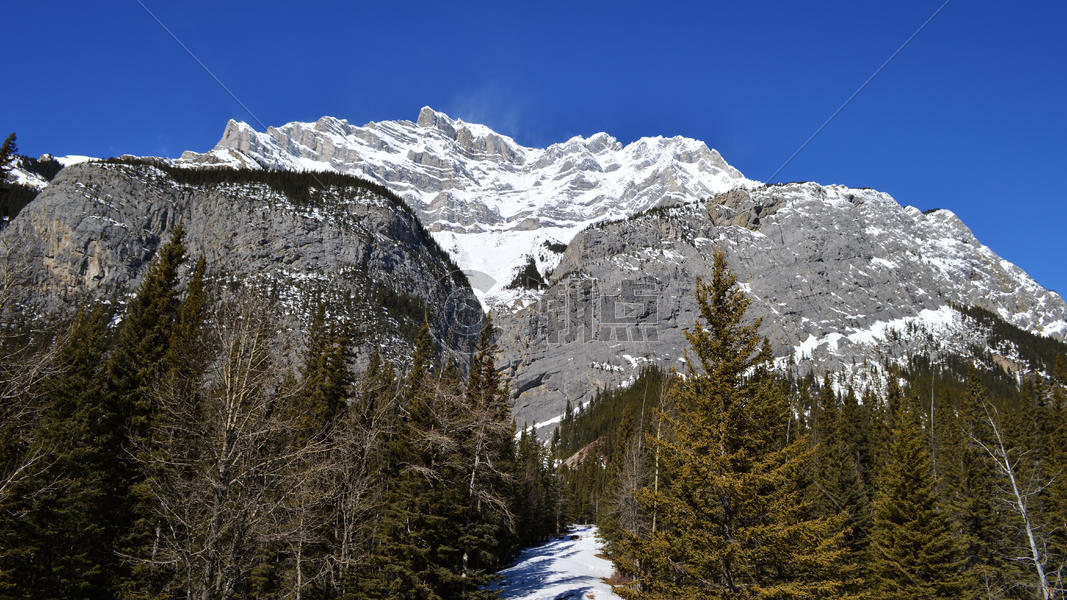 加拿大班夫国家公园风景照图片素材免费下载