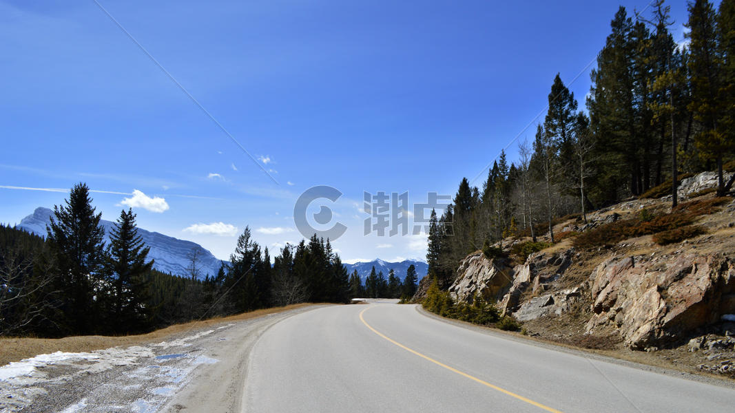 加拿大班夫国家公园风景照图片素材免费下载