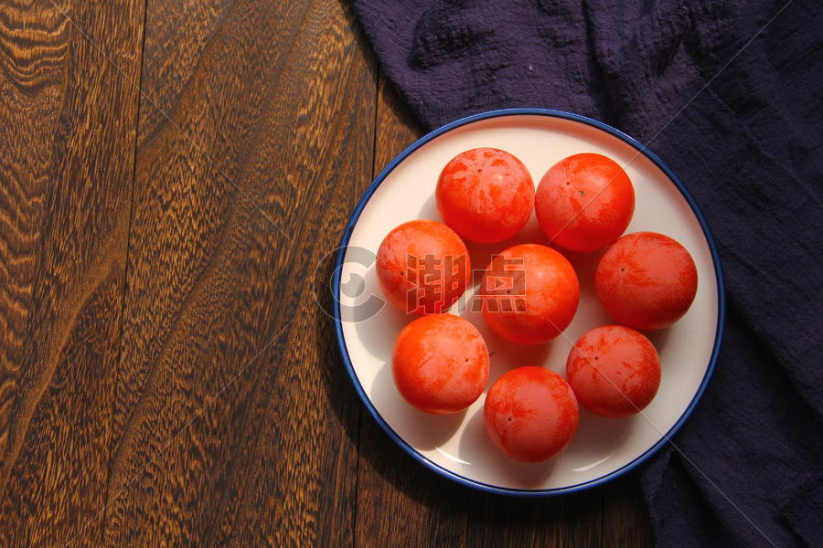 新鲜水果柿子图片素材免费下载