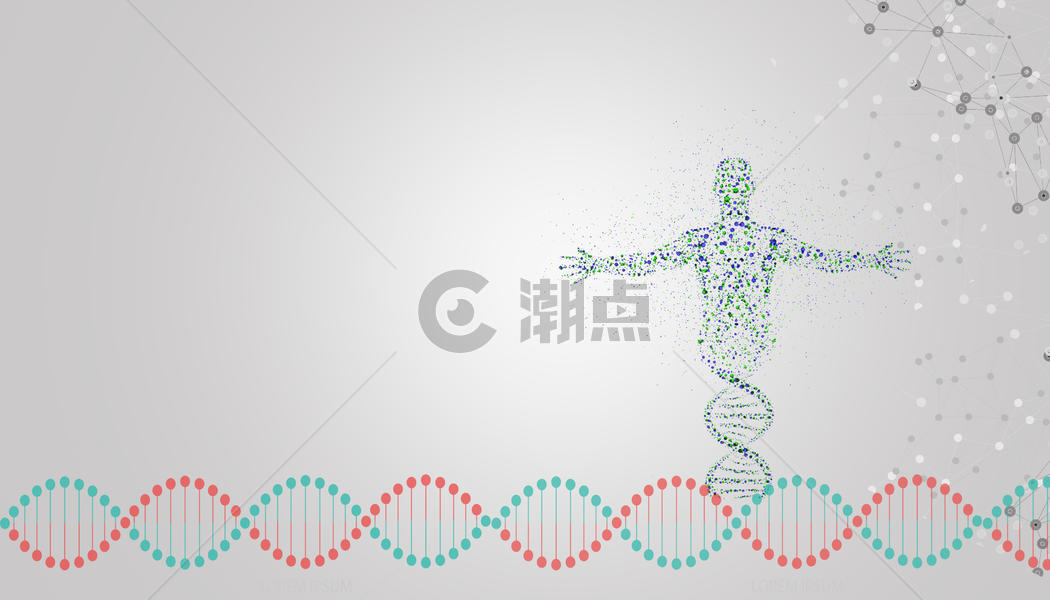 DNA基因分子图片素材免费下载