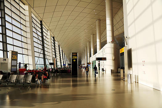 郑州国际机场内部照片图片素材免费下载