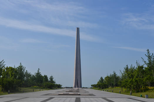 合肥巢湖边的渡江战役纪念馆图片素材免费下载