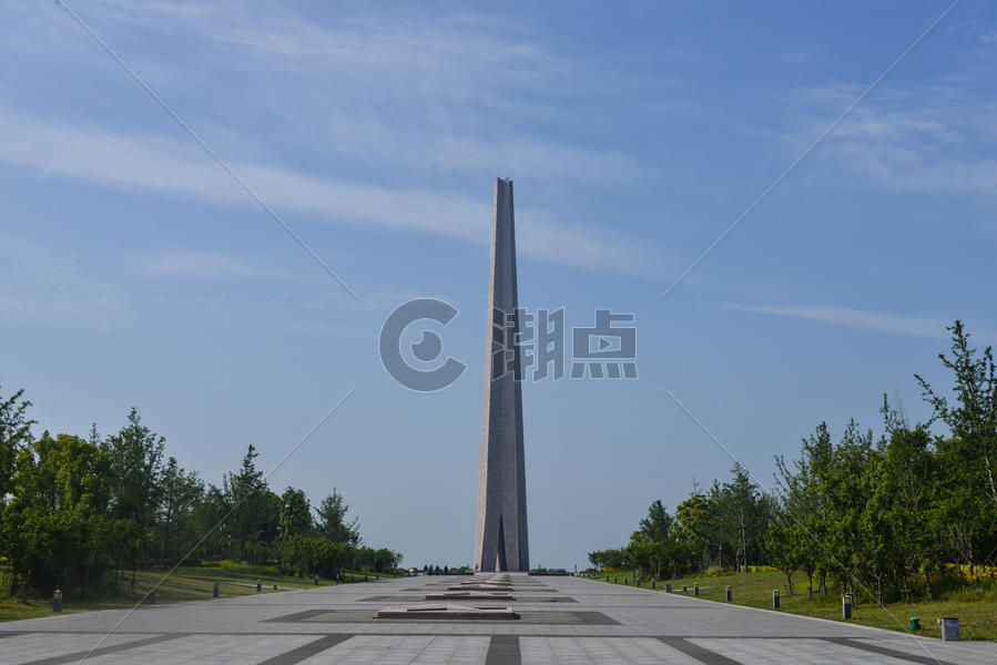 合肥巢湖边的渡江战役纪念馆图片素材免费下载