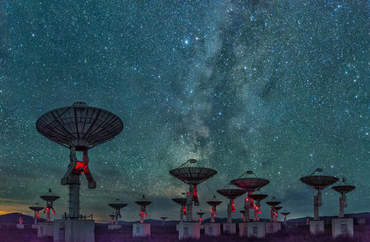 天文观测站的星空图片素材免费下载