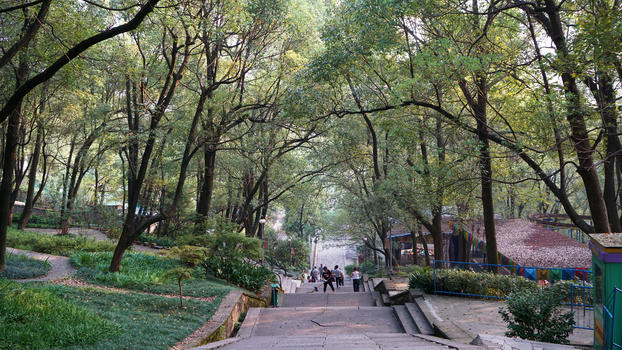 湖南株洲石峰公园森林步道图片素材免费下载