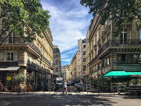 欧洲旅游城市巴黎街景图片素材免费下载