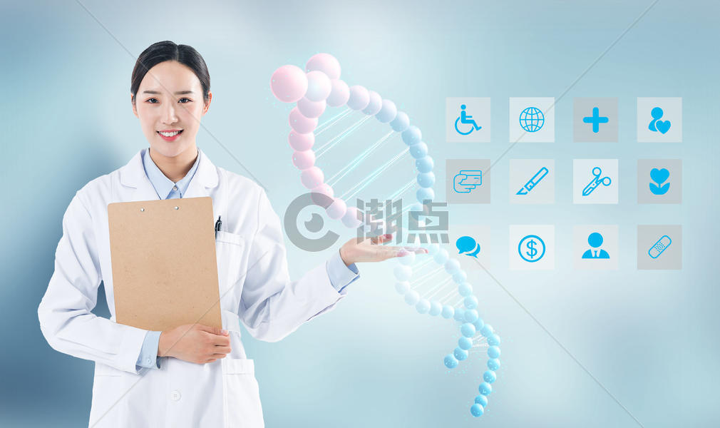 医疗科技基因研究图片素材免费下载