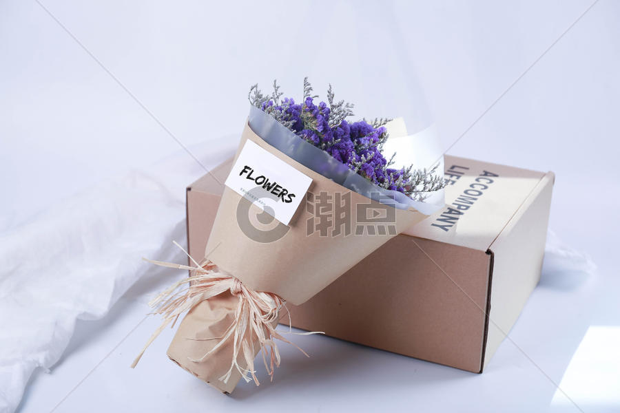 干花束礼盒图片素材免费下载