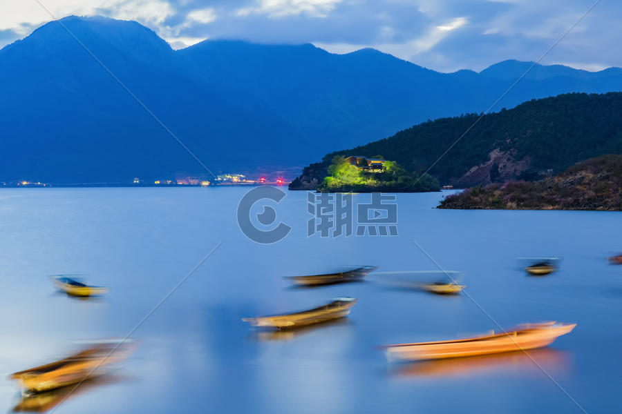 泸沽湖风景图片素材免费下载