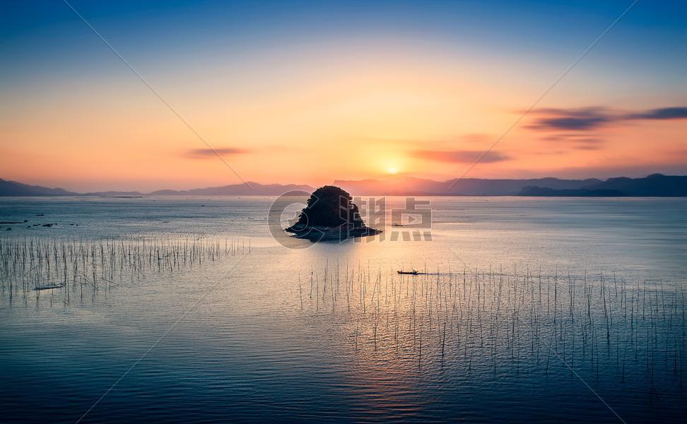 霞浦海上渔排风光图片素材免费下载