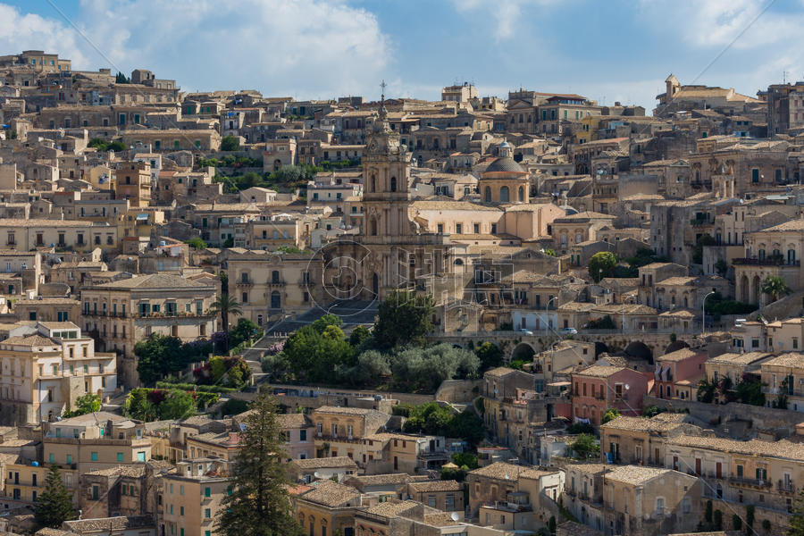 欧洲意大利西西里岛旅游城市建筑风光图片素材免费下载