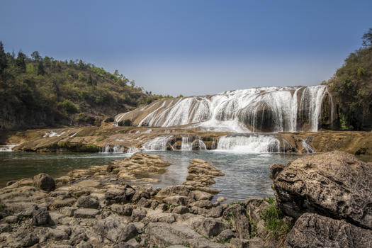 贵州陡坡塘瀑布图片素材免费下载