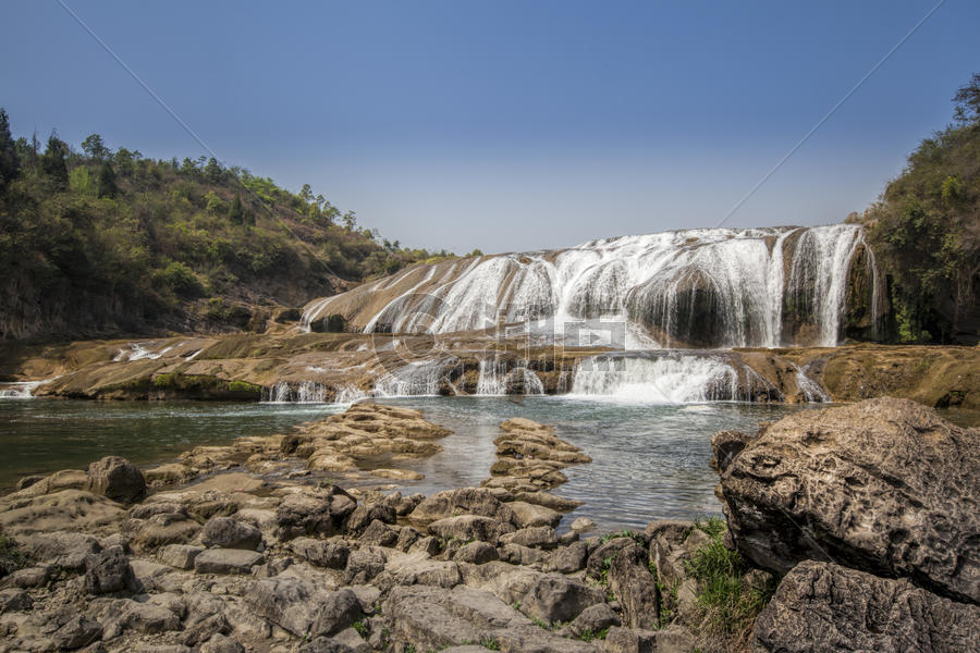 贵州陡坡塘瀑布图片素材免费下载