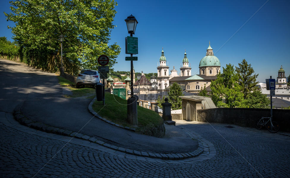 著名欧洲旅游城市萨尔斯堡图片素材免费下载