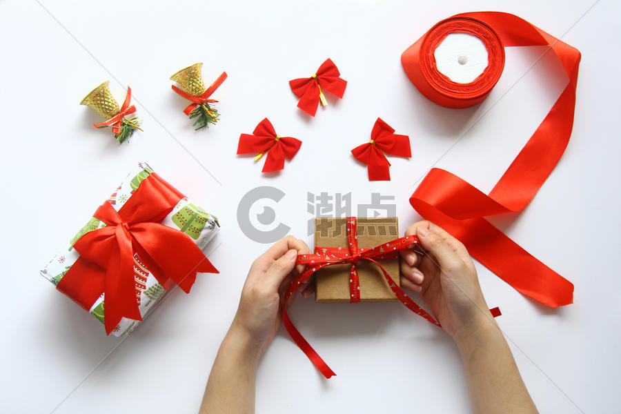 圣诞节包装礼物背景素材图片素材免费下载