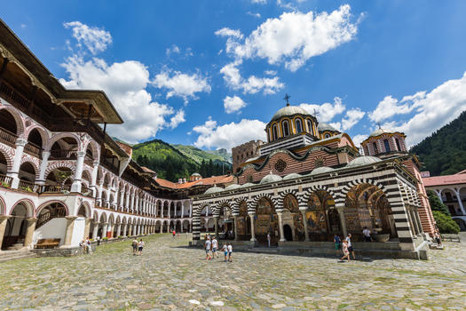 著名美丽壮观的欧洲修道院建筑图片素材免费下载