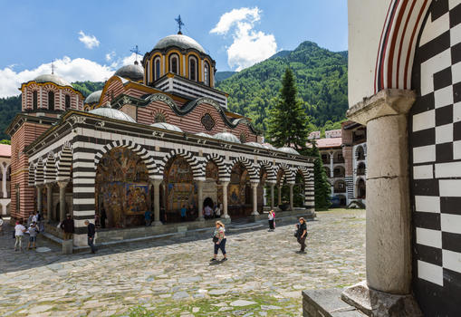 著名美丽壮观的欧洲修道院建筑图片素材免费下载