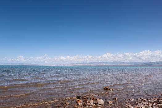 秋天的青海湖图片素材免费下载