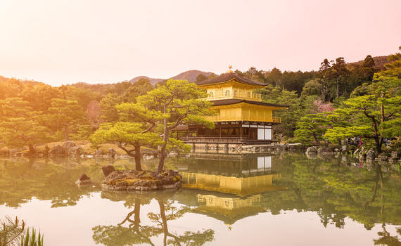 日本金阁寺图片素材免费下载