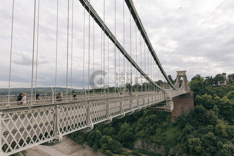 Clifton Suspension Bridge斜拉索桥图片素材免费下载