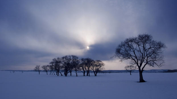 黑河冬景图片素材免费下载