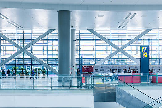上海机场公共空间图片素材免费下载