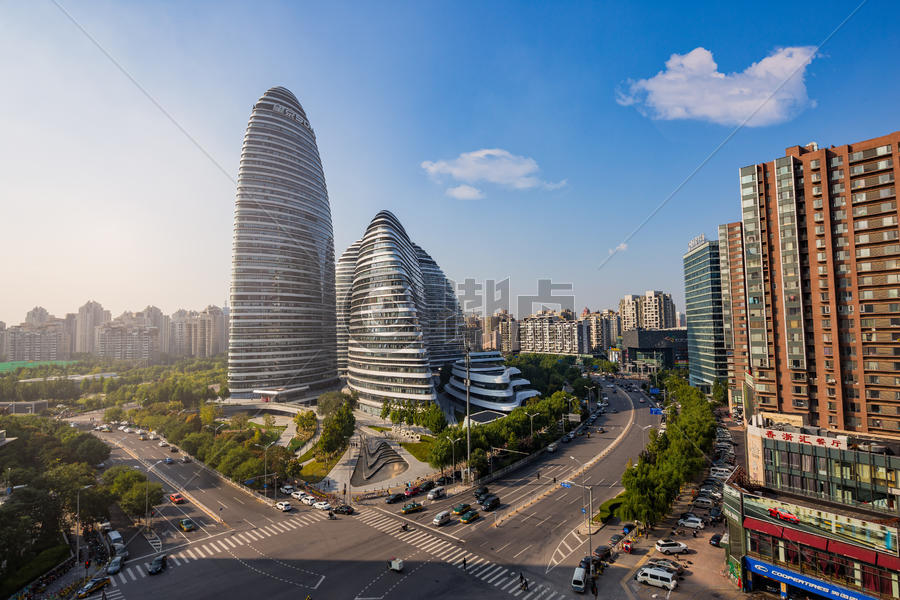 北京城区现代建筑图片素材免费下载
