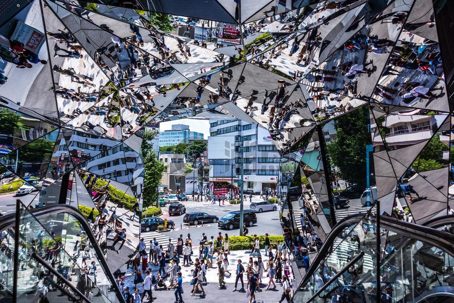 日本东京表参道街景图片素材免费下载