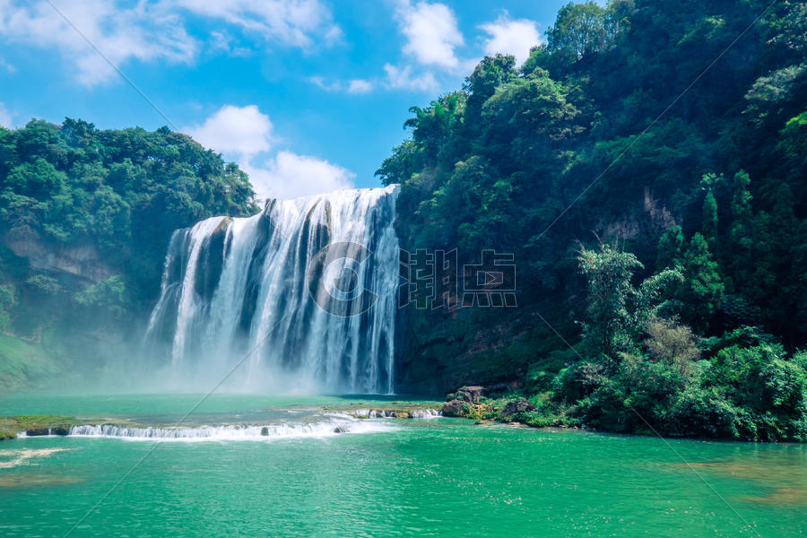 贵州黄果树瀑布风光美景图片素材免费下载