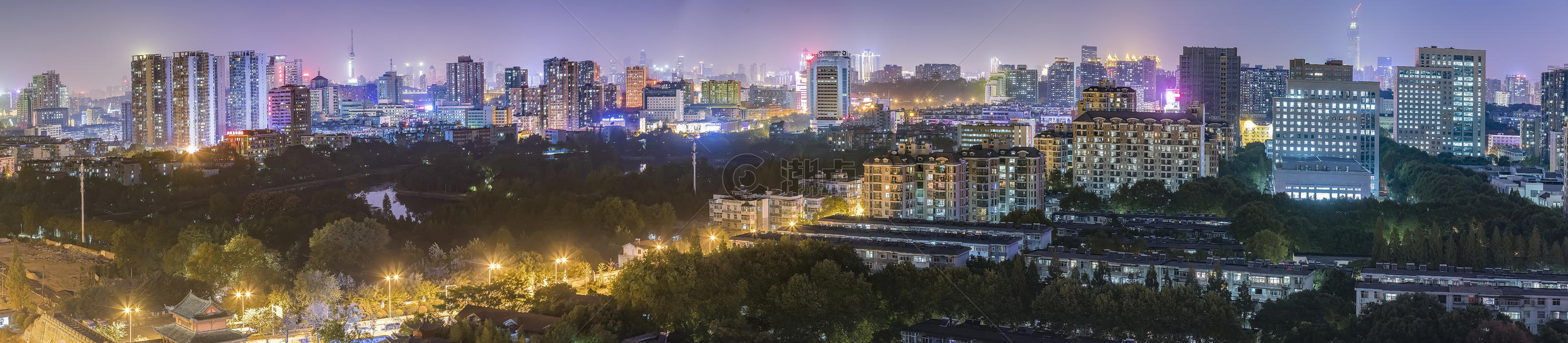 都市夜色全景美图图片素材免费下载