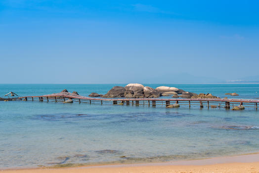 海南三亚天涯海角海滨风景图片素材免费下载