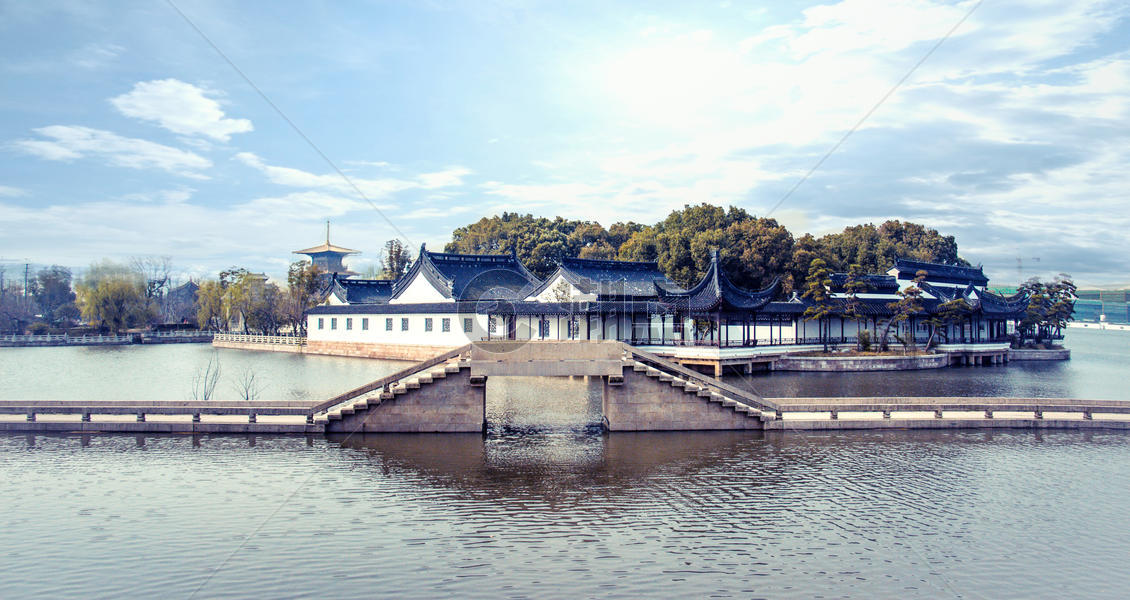 上海松江某公园图片素材免费下载