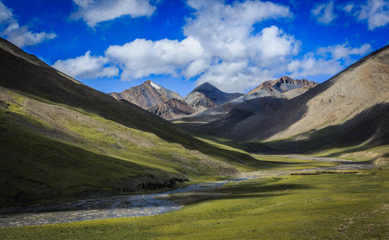 西藏高原山脉景观图片素材免费下载