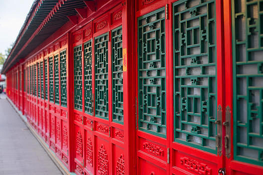 中国风建筑的门图片素材免费下载