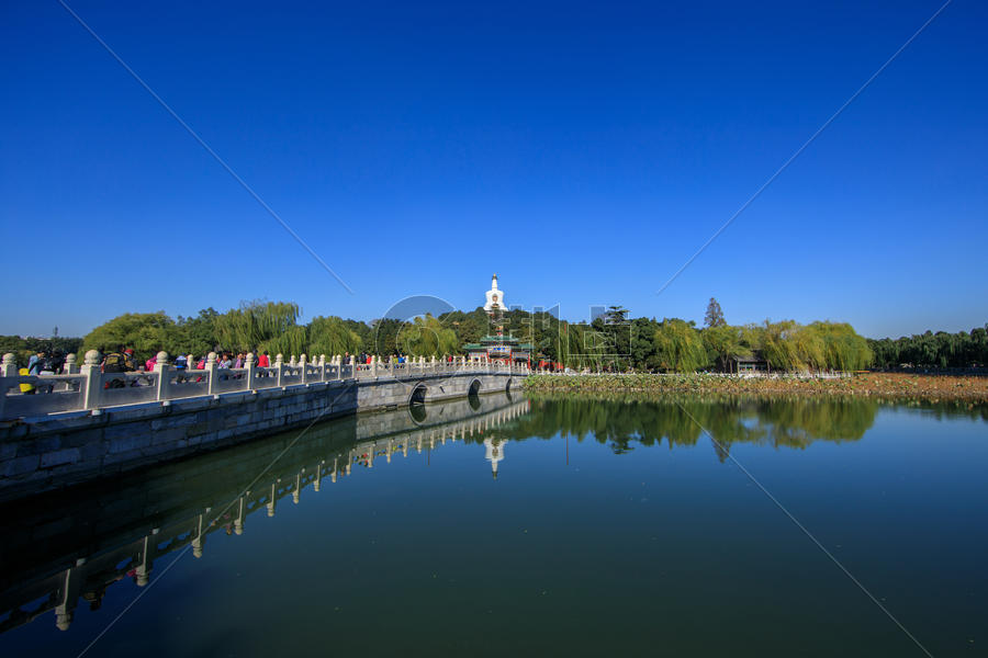 北京地标北海公园图片素材免费下载