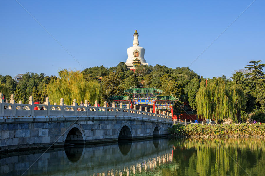 北京地标北海公园图片素材免费下载