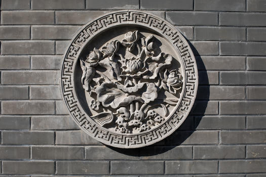中国元素墙体雕刻图片素材免费下载
