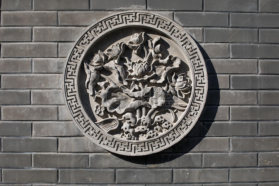 中国元素墙体雕刻图片素材免费下载