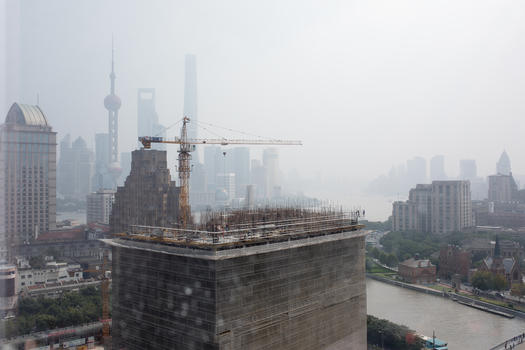 发展建设中的上海图片素材免费下载