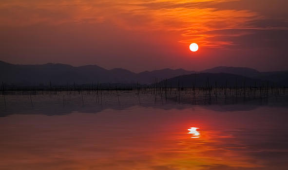 漂亮的夕阳落日图片素材免费下载
