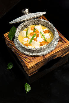 蟹膏石锅豆腐图片素材免费下载