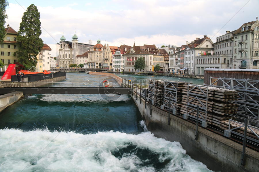 欧洲瑞士城市卢塞恩图片素材免费下载